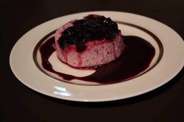 blueberry mousse