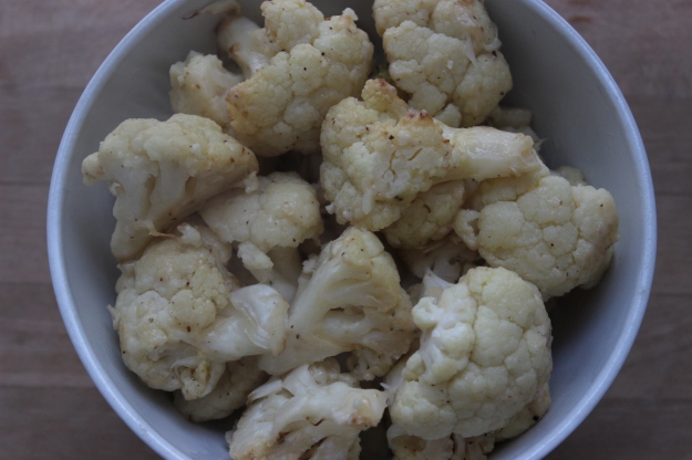 oven-roasted cauliflower