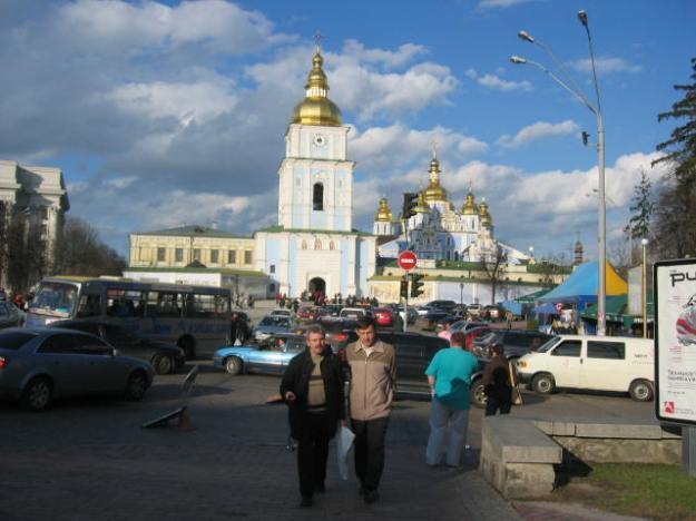 Kiev, the birthplace of Russia, is full of old Orthodox churches. Many of them are as old as Kyivan Rus. 
