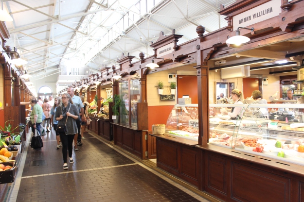 The Old Market Hall has some of the best choices of food in Helsinki, from oysters to snails.